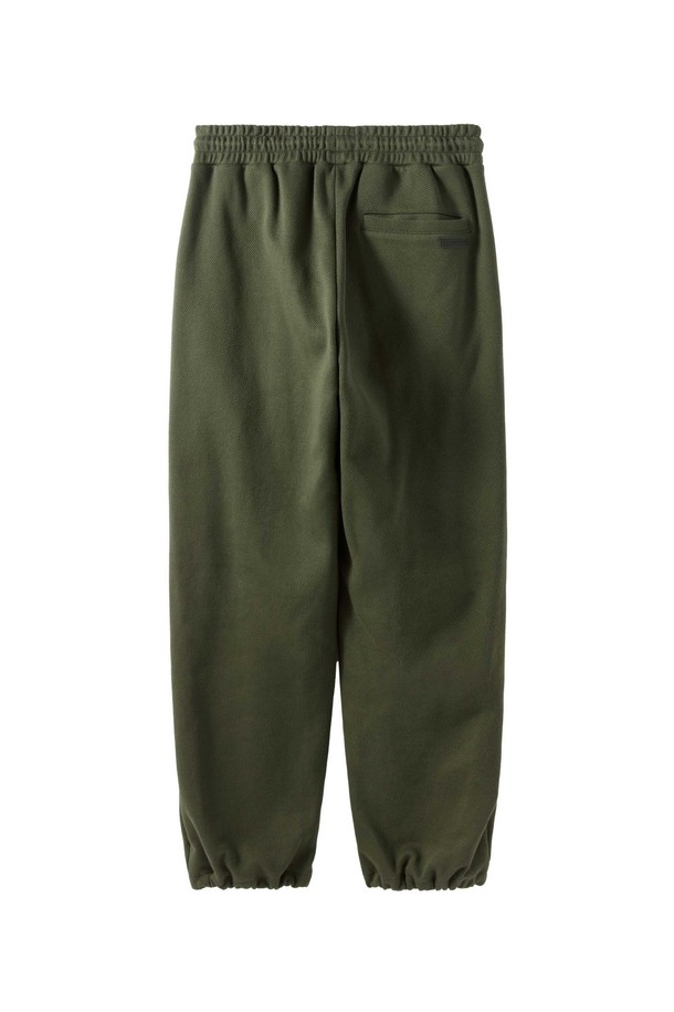 BROMPTON LONDON - 캐주얼팬츠 - DIAGONAL JACQUARD SWEATPANTS - OLIVE (P244UPT433)