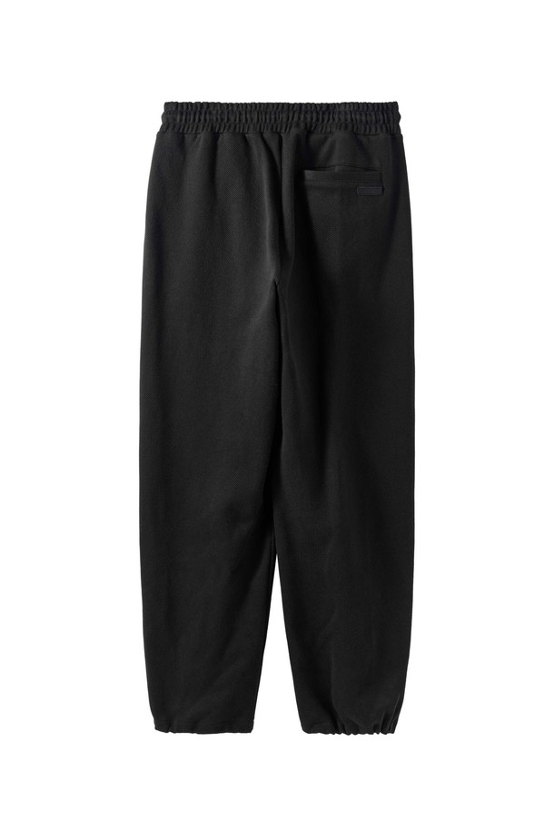 BROMPTON LONDON - 캐주얼팬츠 - DIAGONAL JACQUARD SWEATPANTS - BLACK (P244UPT433)