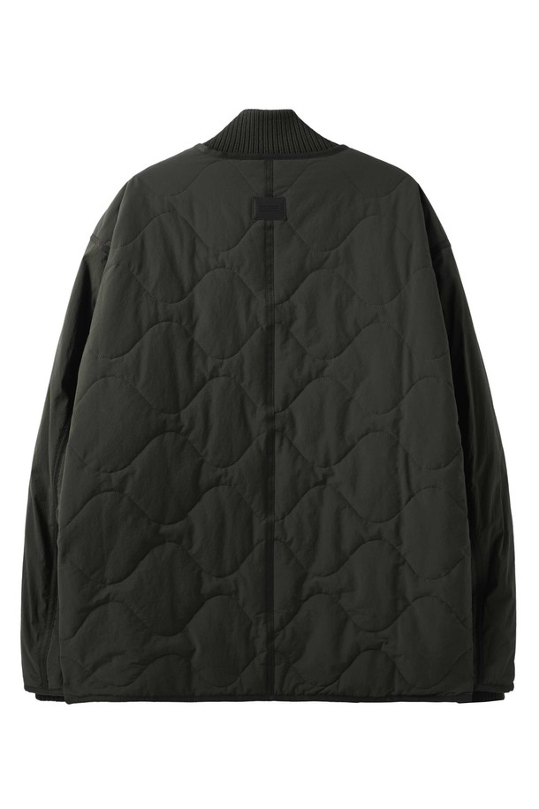 BROMPTON LONDON - 블루종/점퍼 - BRITISH CAMPER HIGH NECK QUILTED JUMPER - D/BROWN (P244UPD407)