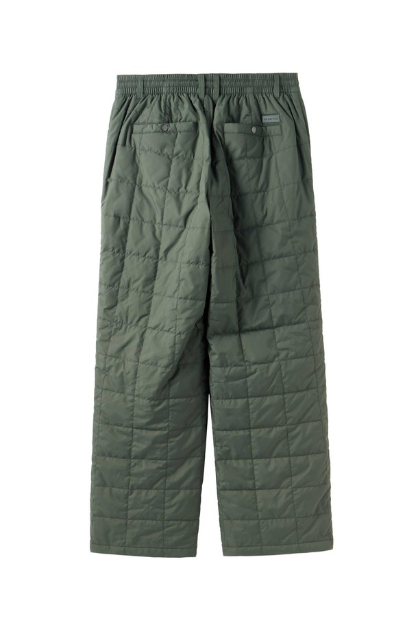 BROMPTON LONDON - 캐주얼팬츠 - EXPLORE QUILTED TROUSERS - GREYISH KHAKI (P244UPT132)