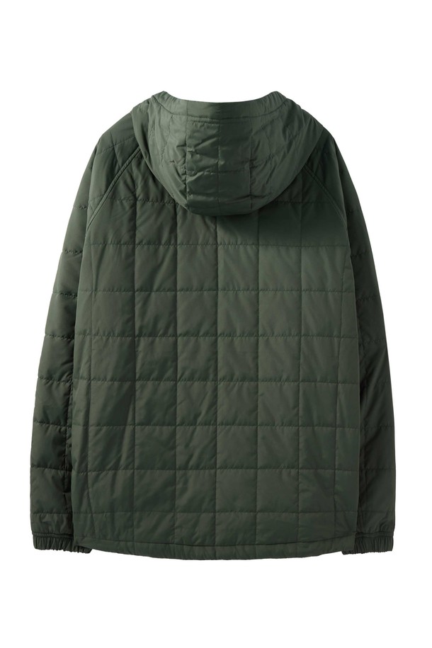 BROMPTON LONDON - 블루종/점퍼 - EXPLORE QUILTED ANORAK - GREYISH KHAKI (P244UPD132)