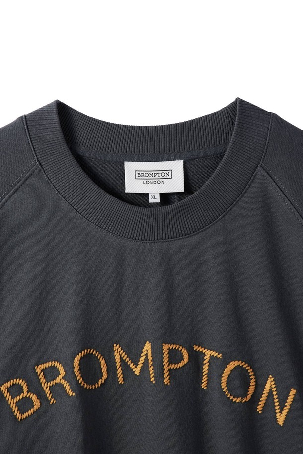 BROMPTON LONDON - 반팔티셔츠 - ROPE EMBRO TERRY HALF SLEEVE T-SHIRT - C/GREY (P242UTS420)