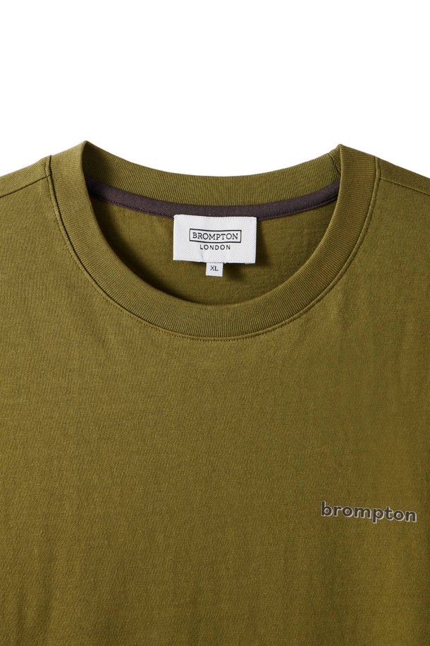 BROMPTON LONDON - 반팔티셔츠 - BROMPTON PARTS GRAPHIC T-SHIRT - OLIVE (P242UTS416)