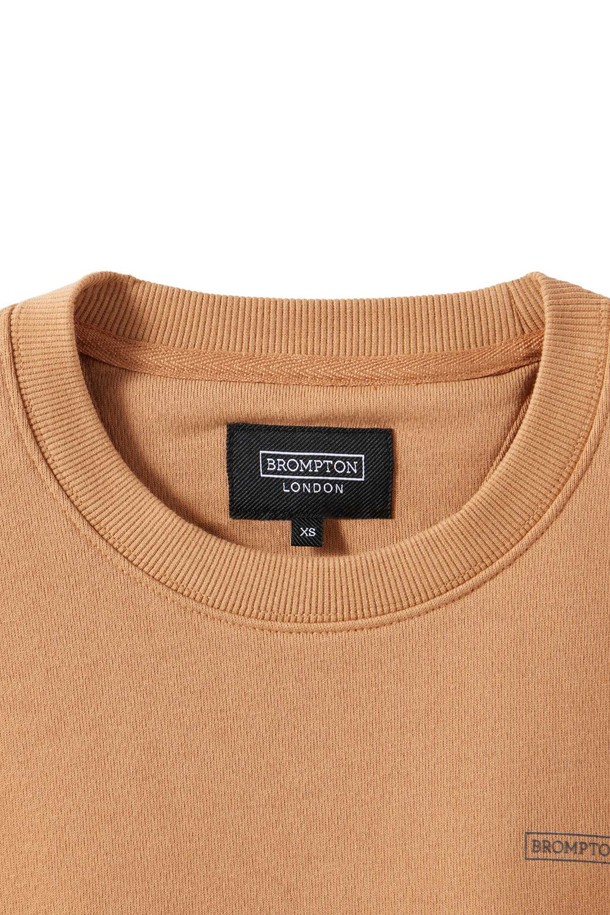 BROMPTON LONDON - 스웻셔츠 - W CITY SWEAT CREWNECK SHIRT - APRICOT (P244WSW302)