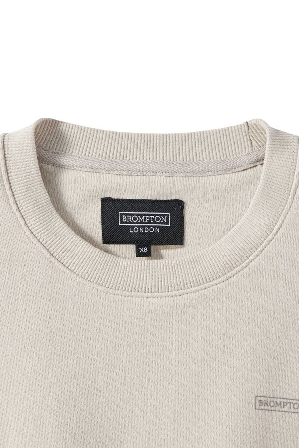 BROMPTON LONDON - 스웻셔츠 - W CITY SWEAT CREWNECK SHIRT - CREAM (P244WSW302)