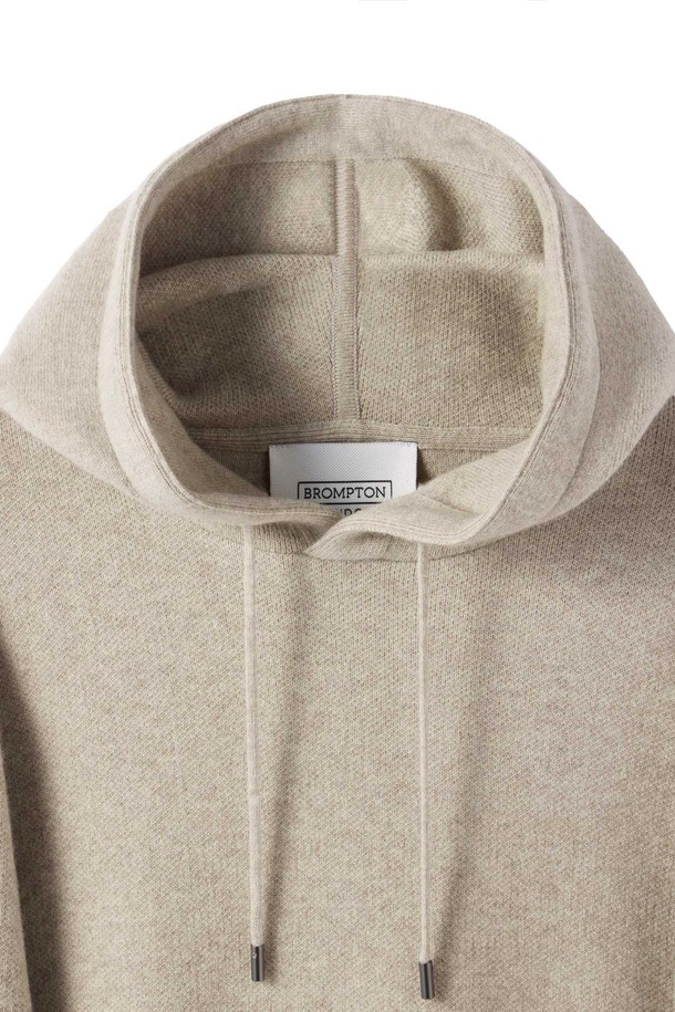 BROMPTON LONDON - 스웨터 - WOOL HOOD SWEATER - MOCHA (P244UKT405)