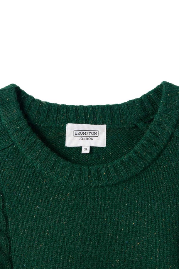 BROMPTON LONDON - 스웨터 - CABLE SWEATER  - GREEN (P244UKT401)