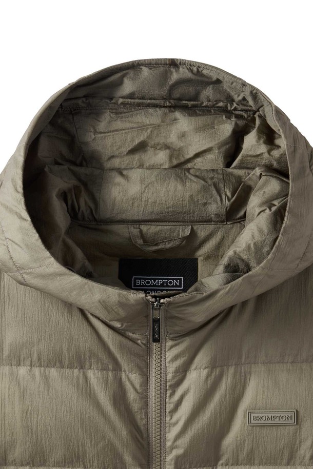 BROMPTON LONDON - 다운/패딩 - AEROWARM HOOD LIGHTWEIGHT DOWN - KHAKI (P244UDW102)