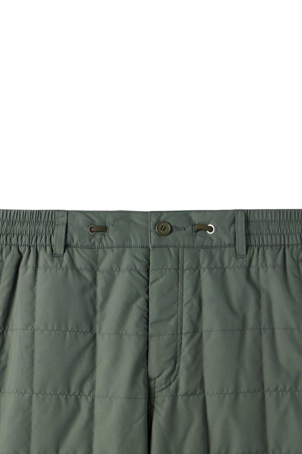 BROMPTON LONDON - 캐주얼팬츠 - EXPLORE QUILTED TROUSERS - GREYISH KHAKI (P244UPT132)