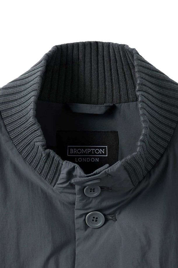 BROMPTON LONDON - 블루종/점퍼 - AEROWARM HIGH NECK BOMBER - CHARCOAL (P244MDW203)