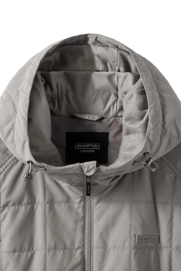 BROMPTON LONDON - 블루종/점퍼 - EXPLORE QUILTED ANORAK - MOCHA (P244UPD132)