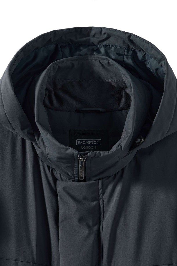 BROMPTON LONDON - 다운/패딩 - COMFY LONG PARKA - CHARCOAL (P244UDW106)