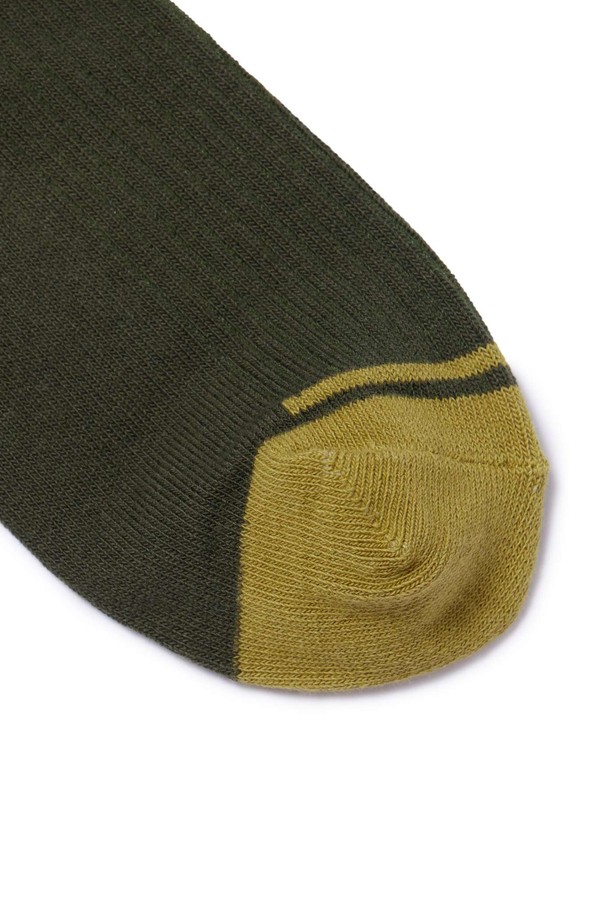 BROMPTON LONDON - 양말 - BROMPTON LOGO SOCKS - KHAKI (P245ASO205)