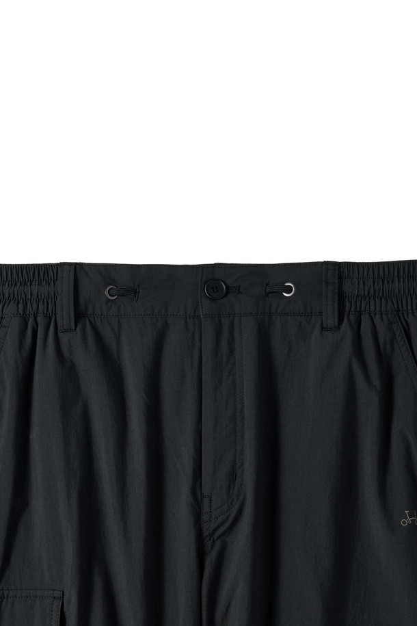 BROMPTON LONDON - 캐주얼팬츠 - CARGO BANDING TROUSERS - BLACK (P244UPT110)