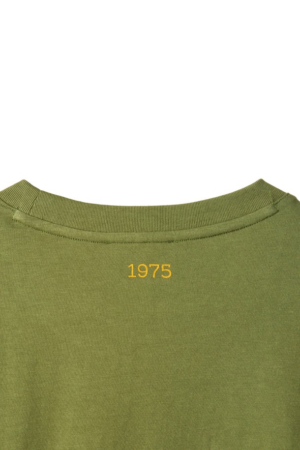 BROMPTON LONDON - 반팔 티셔츠 - 1975 FRONT BICYCLE PRINT T-SHIRT - GREEN (P242UTS421)