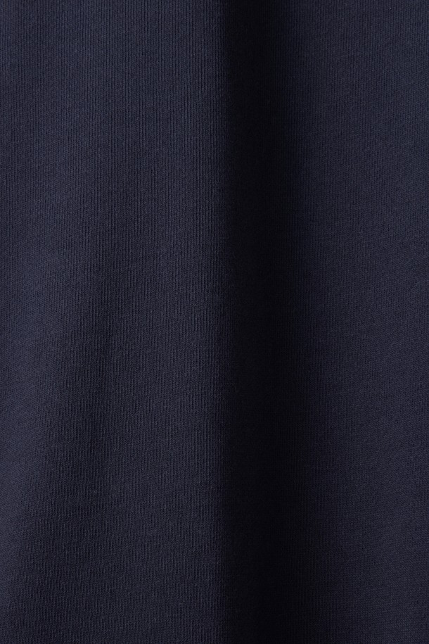 BROMPTON LONDON - 긴팔 티셔츠 / 후디 - ORGANIC COTTON HALF ZIP STWEATSHIRT - NAVY (P241MSW536)