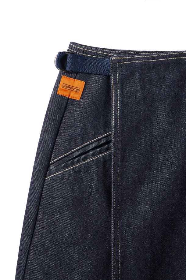 BROMPTON LONDON - 미디스커트 - W 1975 DENIM SKIRT - INDIGO (P242WSK654)