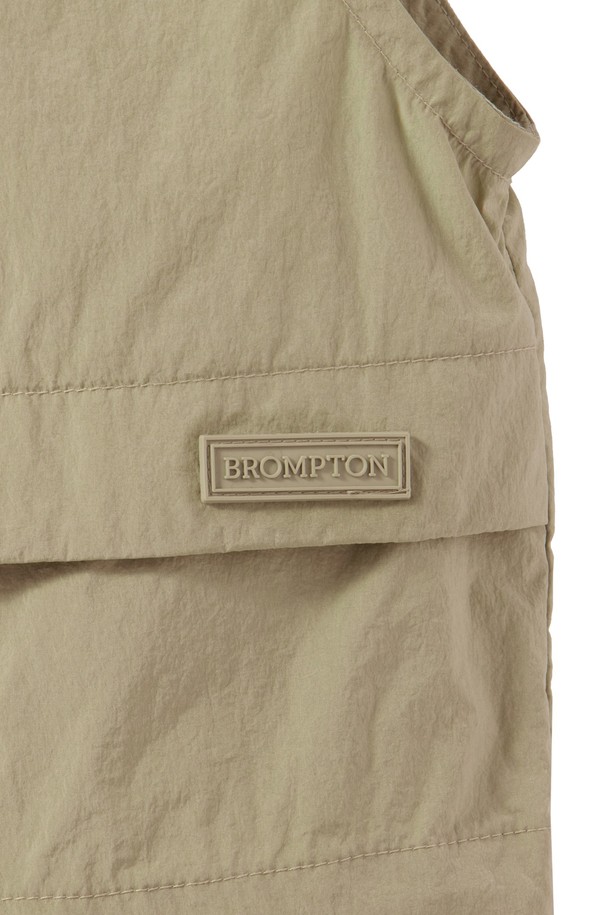 BROMPTON LONDON - 베스트 - W CROP FULL ZIP VEST - BEIGE (P242WVT352)