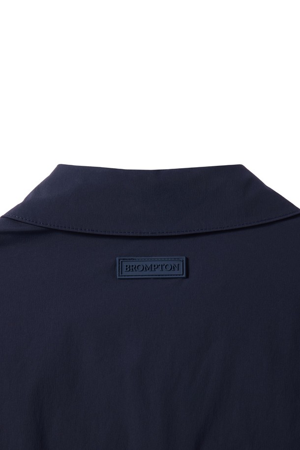 BROMPTON LONDON - 원피스 - W HALF ZIP DRESS - NAVY (P242WOP354)