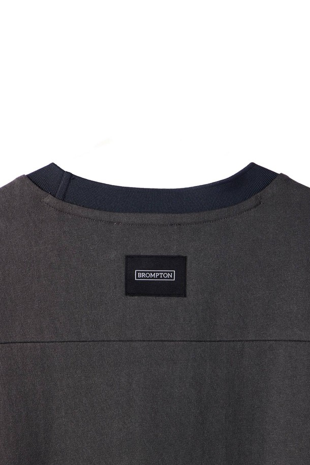 BROMPTON LONDON - 반팔티셔츠 - PIGMENT HALF SLEEVE T-SHIRT - C/GREY (P242UTS417)