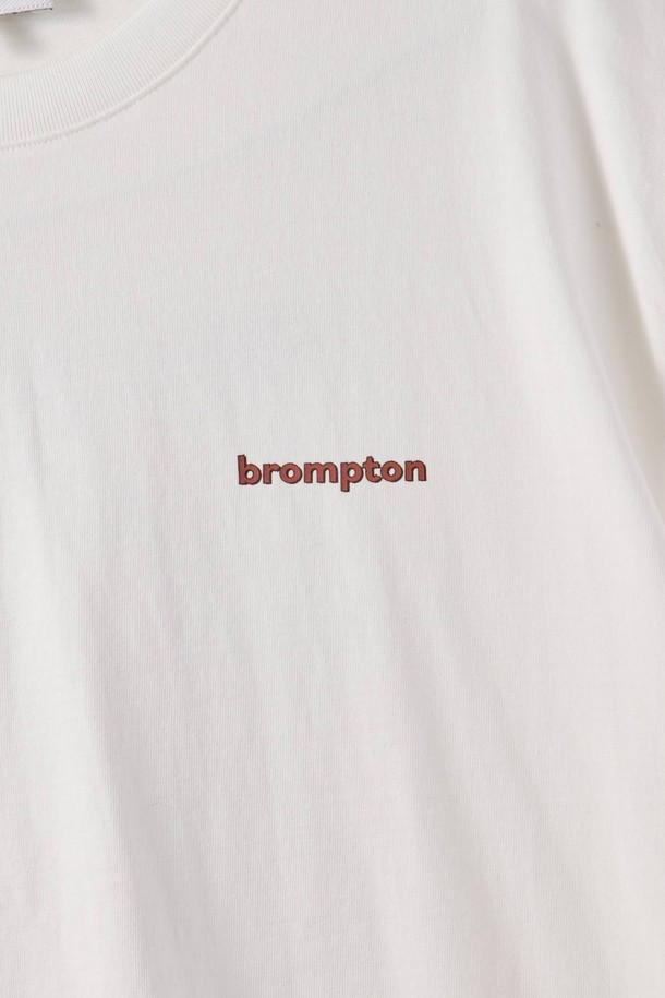 BROMPTON LONDON - 반팔티셔츠 - BROMPTON PARTS GRAPHIC T-SHIRT - WHITE (P242UTS416)