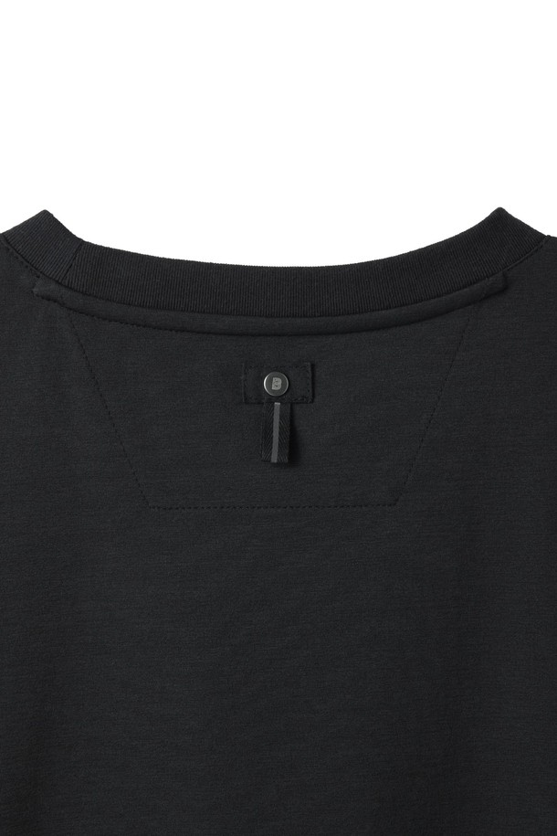 BROMPTON LONDON - 반팔티셔츠 - ECO HALF SLEEVE T-SHIRT - BLACK - (P242UTS124)