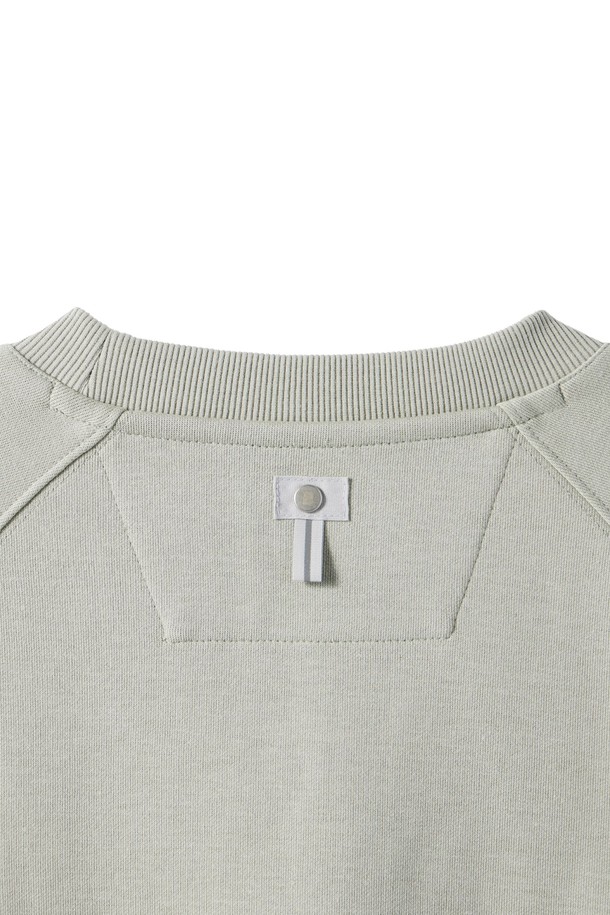 BROMPTON LONDON - 스웻셔츠 - W ZIPPER DETAIL SWEATSHIRT - LIGHT KHAKI (P241WSW303)