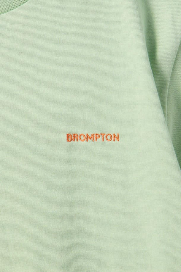 BROMPTON LONDON - 반소매 티셔츠 - W BROMPTON LOGO T-SHIRT - MINT (P242WTS610)