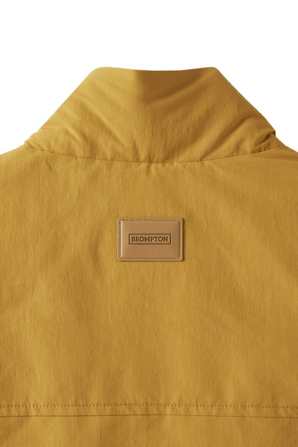 BROMPTON LONDON - 베스트 - BRITISH CAMPER POCKET DOWNVEST - MUSTARD (P244UDV410)