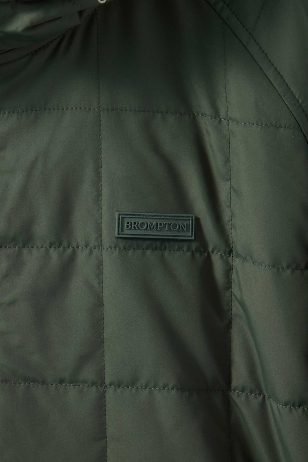 BROMPTON LONDON - 블루종/점퍼 - EXPLORE QUILTED ANORAK - GREYISH KHAKI (P244UPD132)