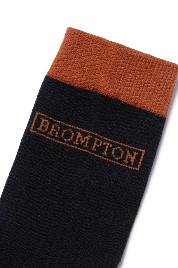 BROMPTON LONDON - 양말 - BROMPTON LOGO SOCKS - BLACK (P245ASO205)