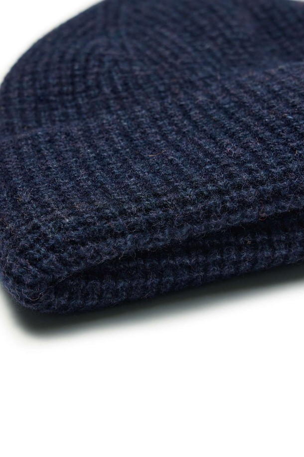 BROMPTON LONDON - 모자 - WOOL BLEND BEANIE - D/NAVY (P244AHA214)