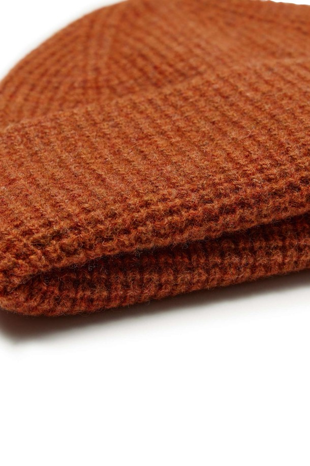 BROMPTON LONDON - 모자 - WOOL BLEND BEANIE - ORANGE (P244AHA214)