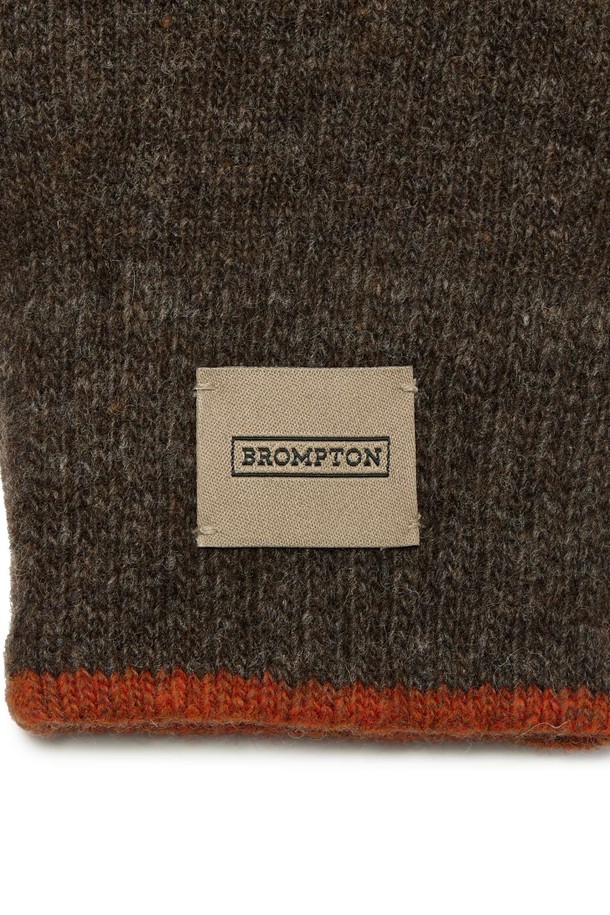 BROMPTON LONDON - 장갑 - LABEL POINT WOOL GLOVE - D/BROWN (P244AGL210)