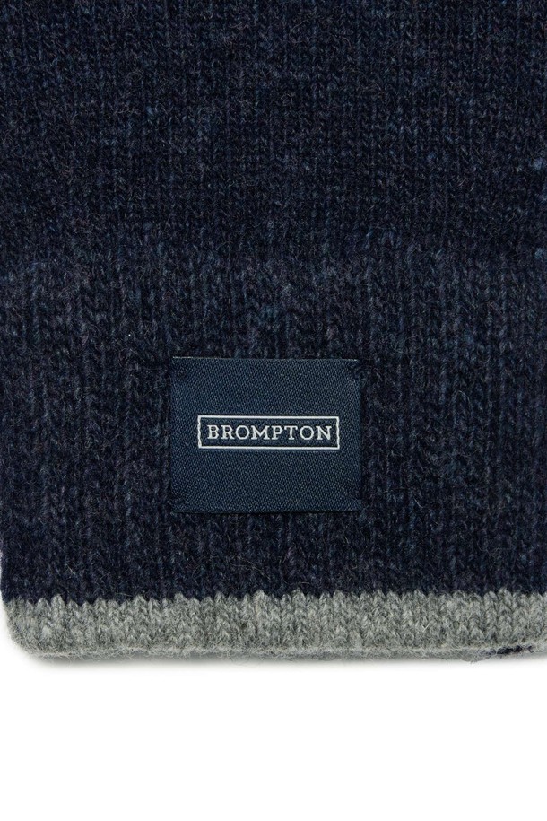 BROMPTON LONDON - 장갑 - LABEL POINT WOOL GLOVE - D/NAVY (P244AGL210)