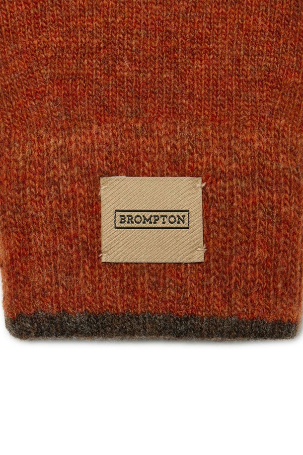 BROMPTON LONDON - 장갑 - LABEL POINT WOOL GLOVE - ORANGE (P244AGL210)