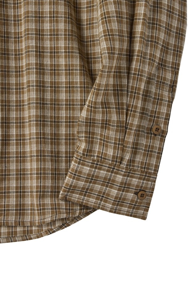 BROMPTON LONDON - 셔츠 - POCKET DETAIL SHIRT - BROWN (P241MSH501)