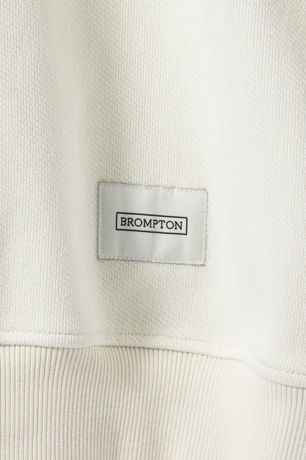 BROMPTON LONDON - 스웨트셔츠 - JACQUARD SWEATSHIRT - IVORY (P241USW405)