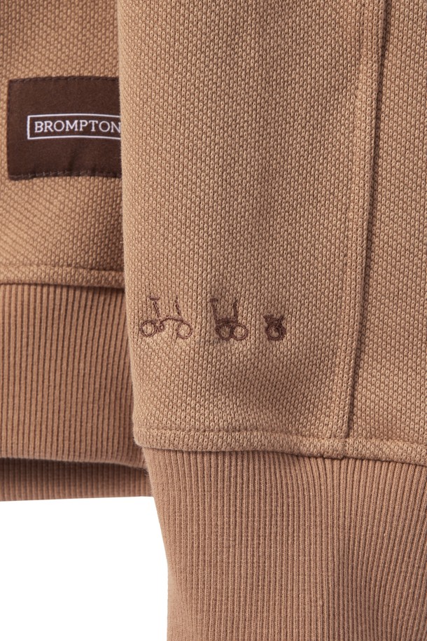 BROMPTON LONDON - 스웨트셔츠 - JACQUARD SWEATSHIRT - LONDON BIRCH (P241USW405)