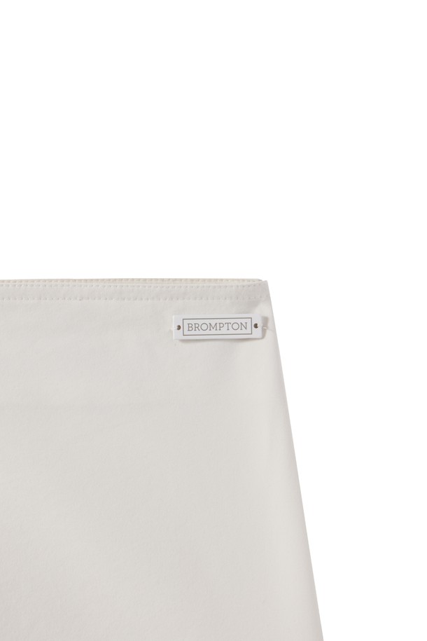 BROMPTON LONDON - 스커트 - W NYLON SET UNBALANCE POCKET WRAP MIDI SKIRT - IVORY (P242WSK360)