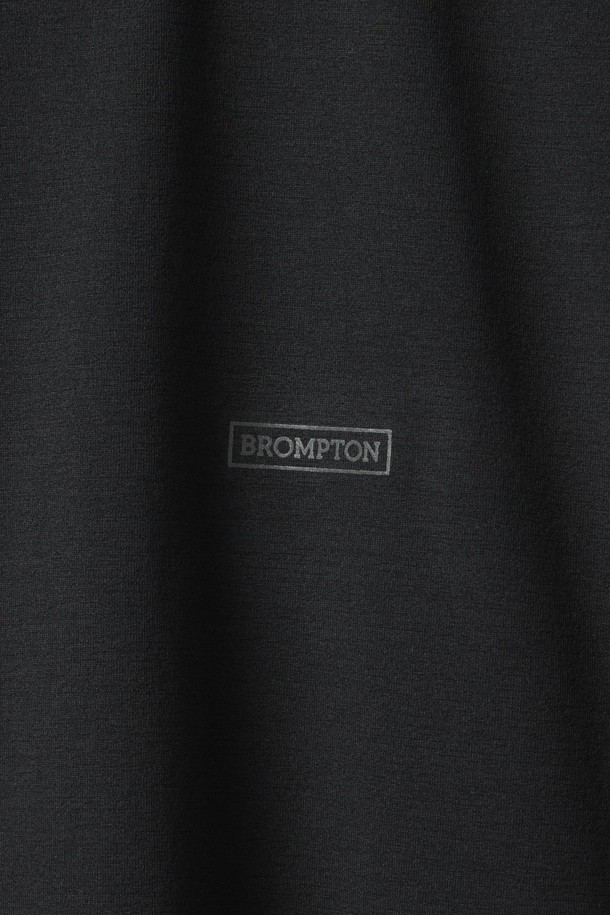 BROMPTON LONDON - 반팔티셔츠 - ECO HALF SLEEVE T-SHIRT - BLACK - (P242UTS124)