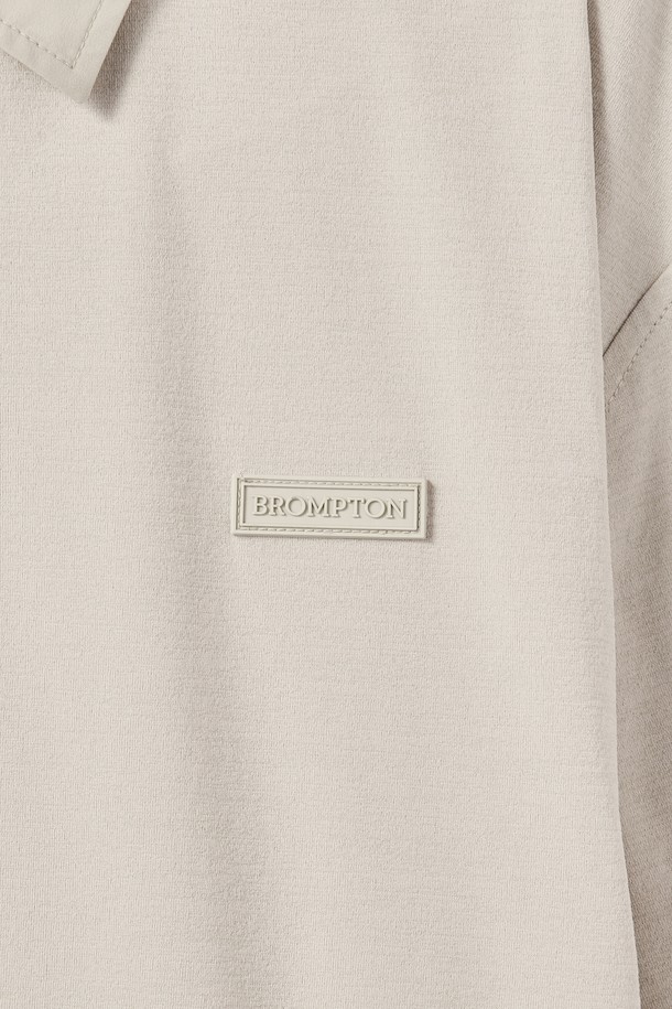 BROMPTON LONDON - 반팔티셔츠 - ECOMADE COLLAR T-SHIRTS - IVORY (P242UPL123)