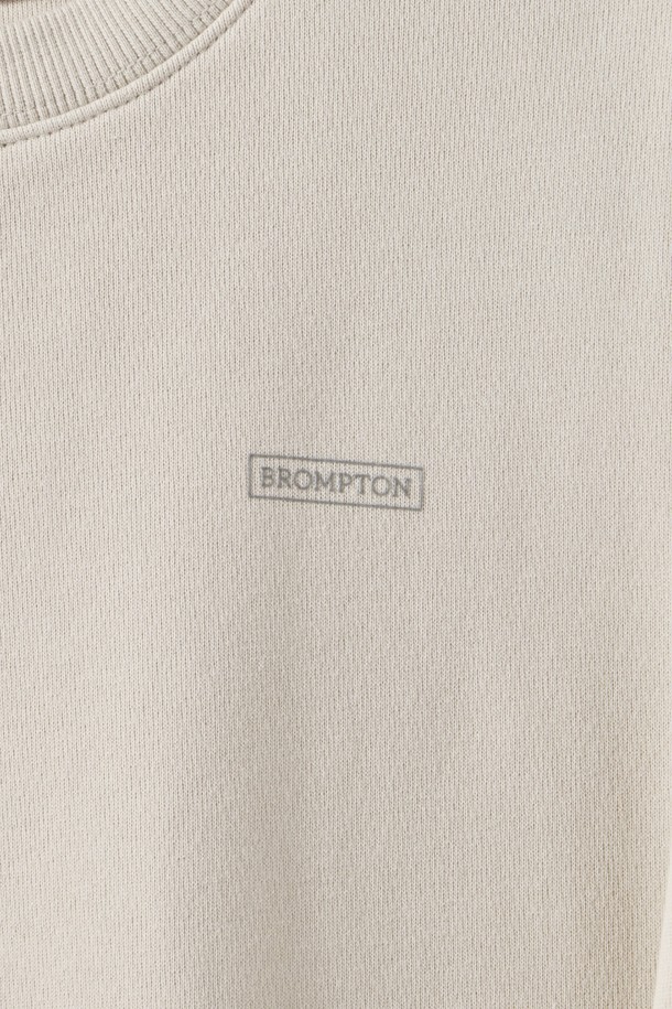 BROMPTON LONDON - 스웻셔츠 - W CITY SWEAT CREWNECK SHIRT - CREAM (P244WSW302)