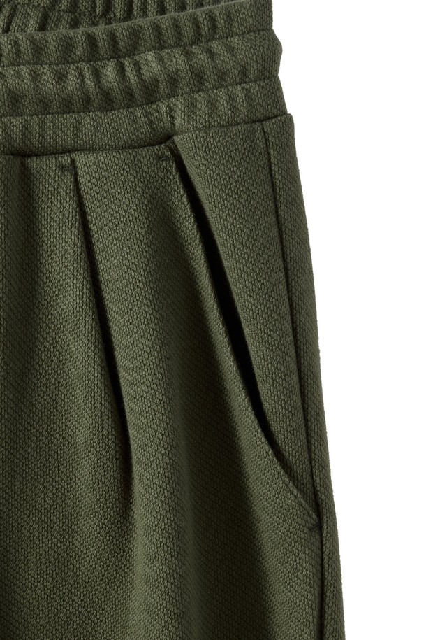 BROMPTON LONDON - 캐주얼팬츠 - DIAGONAL JACQUARD SWEATPANTS - OLIVE (P244UPT433)