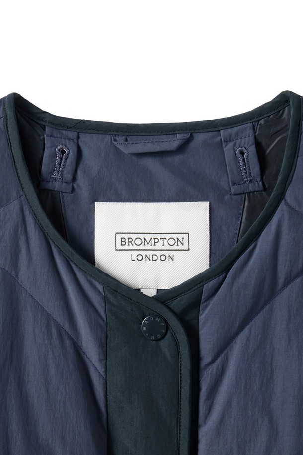 BROMPTON LONDON - 패딩 - W BRITISH CAMPER COLLAR DOWN - NAVY (P244WDW605)