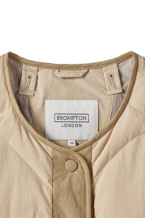 BROMPTON LONDON - 패딩 - W BRITISH CAMPER COLLAR DOWN - L/BEIGE (P244WDW605)