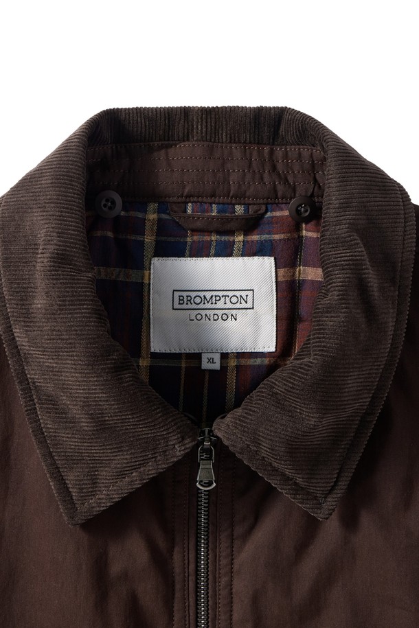 BROMPTON LONDON - 블루종/점퍼 - GREENFORD COLLAR BLOUSON - D/BROWN (P244UPD408)