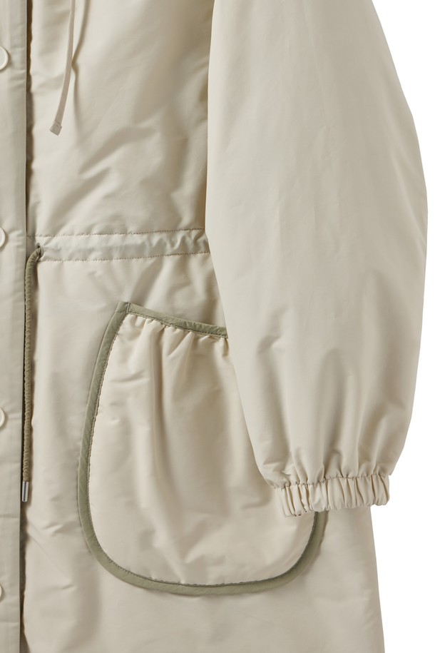 BROMPTON LONDON - 코트 - W EXPLORE QUILTED COAT - IVORY (P244WPD333)