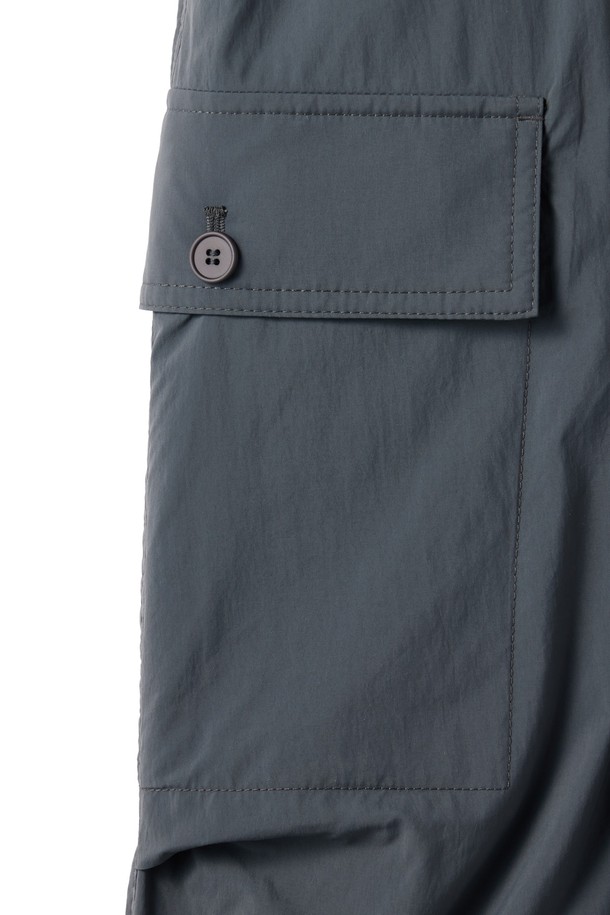 BROMPTON LONDON - 캐주얼팬츠 - CARGO BANDING TROUSERS - CHARCOAL (P244UPT110)