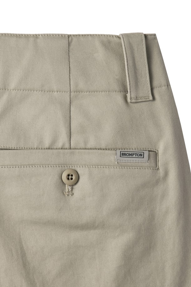 BROMPTON LONDON - 롱/미디팬츠 - W TWO TUCK WIDE TROUSERS - BEIGE (P241WPT602)